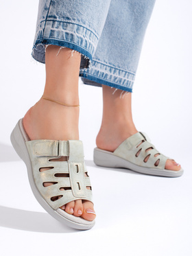 Comfy Gray Slides