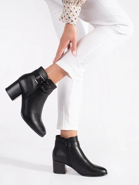 Stylish Black Ankle Boots by Sergio Leone