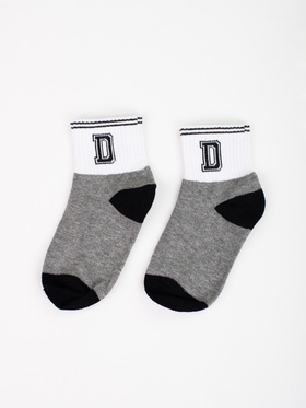 Gray Star Kids' Socks