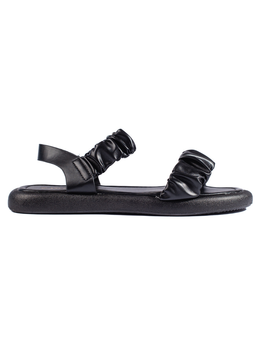 Black Easy-Slip Comfortable Sandals