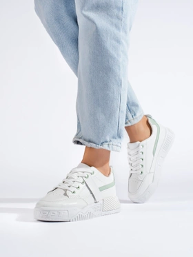 White Platform Sneakers