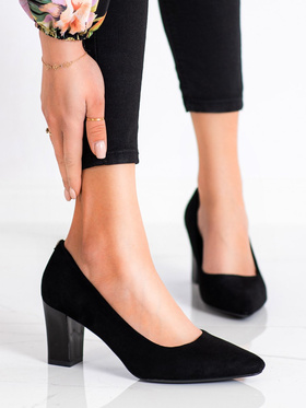 SERGIO LEONE BLACK PUMPS