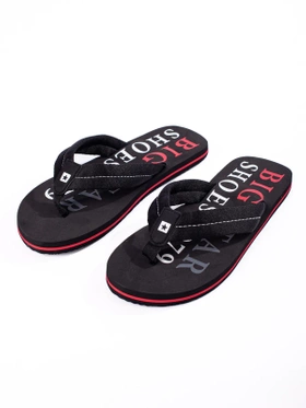 Big Star Black Slip-On Sandals LL174614