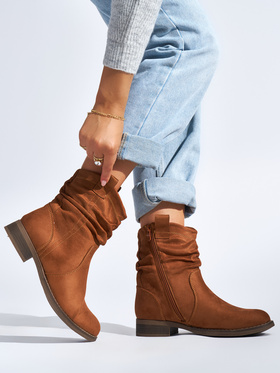 Suede Brown Ankle Boots