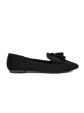 Black Tassel Loafers