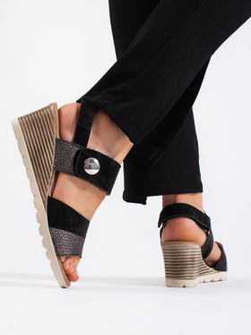 Comfort Wedge Strap Sandals