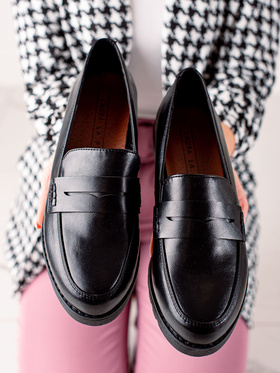 Classic Black Loafers