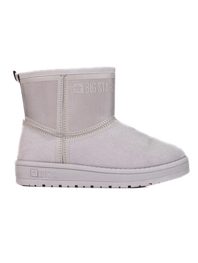 Cozy Short Grey Snow Boots by Big Star KK274613