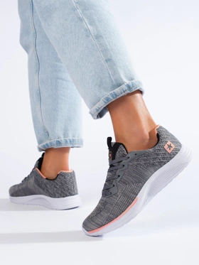 Lace-Up Dark Grey Sneakers