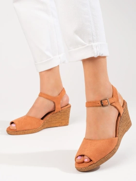 Brown Wedge Sandals by W. Potocki