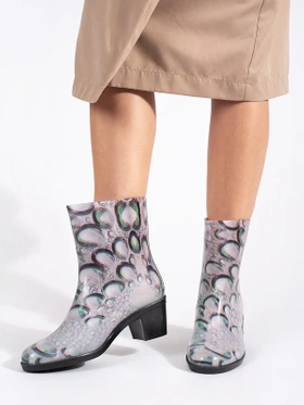 Raindrop Heel Boots