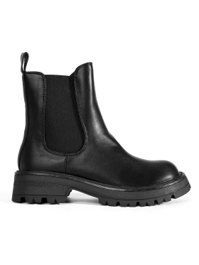 Black Chelsea Platform Boots