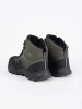 Black and Green High Trekking Boots