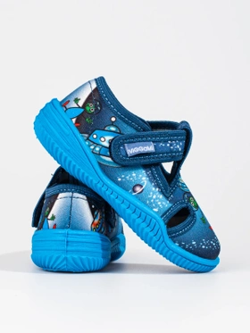 Viggami Blue Cosmic Jupiter Slippers for Kids