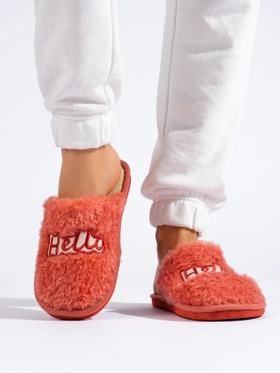 Orange Cozy Slippers