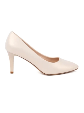 Elegant White Women's Stiletto Heels by Sergio Leone
