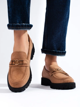 Potocki Suede Loafers in Camel