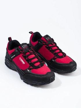 Burgundy Aqua Softshell Hiking Shoes