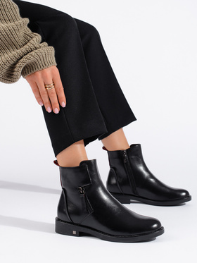 Sleek Black Ankle Boots by Potocki