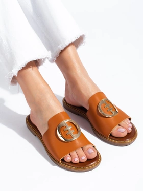 Comfy Camel Flat Sandals