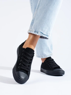 Classic Black Sneakers