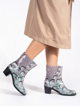 Raindrop Heel Boots