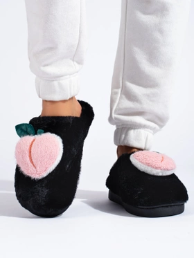 Soft Black Slippers