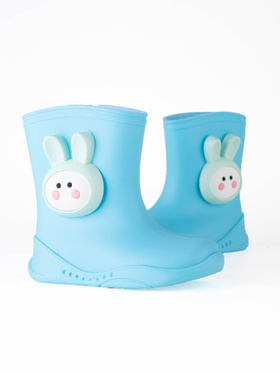 Blue Rain Boots for Young Adventurers