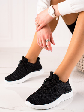 Lightweight Black Sports Shoes