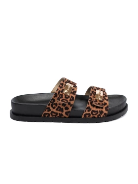 Women's Leopard Print Slippers