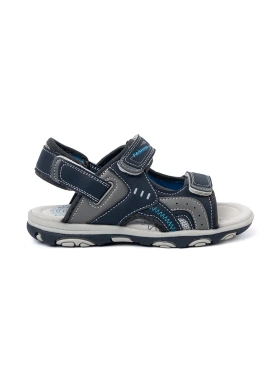Boys' Navy Velcro Sandals