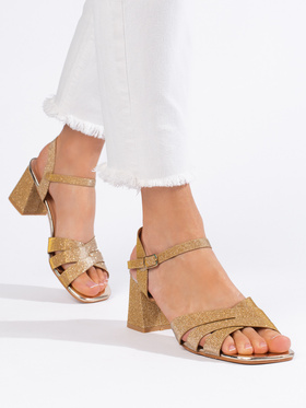 Glittering Gold Sandals