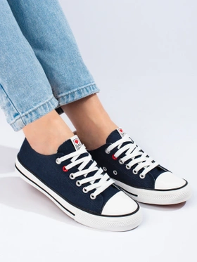 Classic Navy Sneakers