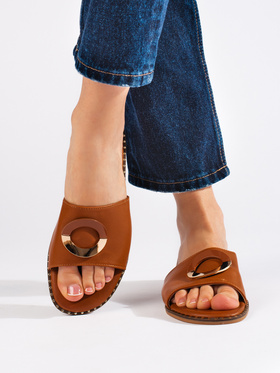 Flat Camel Sandals