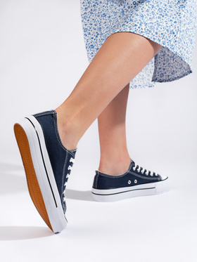 Navy Blue Sneakers