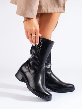 Stylish Black High Boots