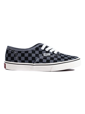 Checkered Black and Gray Sneakers