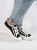 Black Platform Sneakers