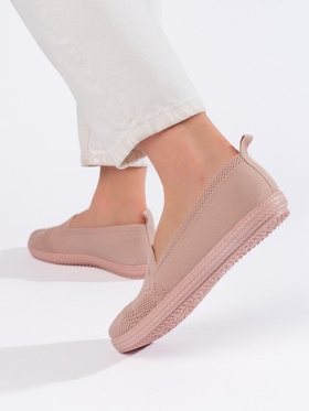 Friendly Pink Slip-On Shoes