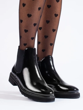 Classic Black Ankle Boots by Sergio Leone