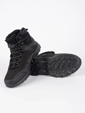 Black High Trekking Boots