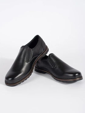 Black Slip-On Loafers