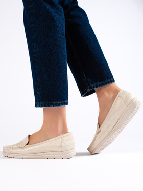 Eco-Friendly Beige Loafers