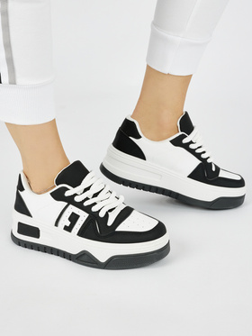 Monochrome Platform Sneakers