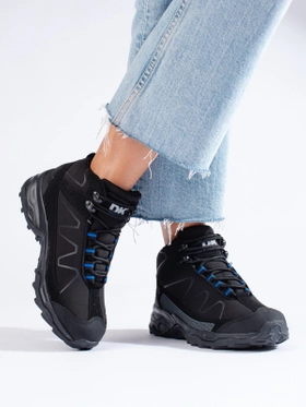 DK high-top black trekking sneakers