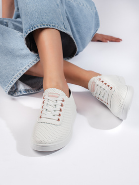 Classic White Breezy Sneakers