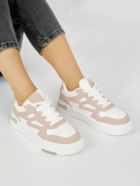 Chic Pink Platform Sneakers