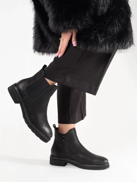 Classic Black Ankle Boots by Sergio Leone