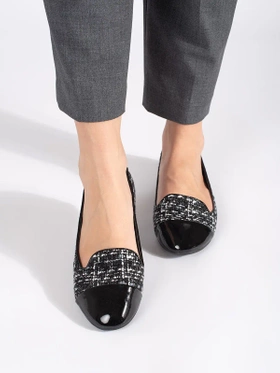 Chic Black & White Ballet Flats