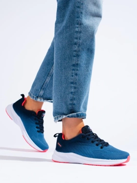 Lightweight DK Navy Blue Fitness Sneakers